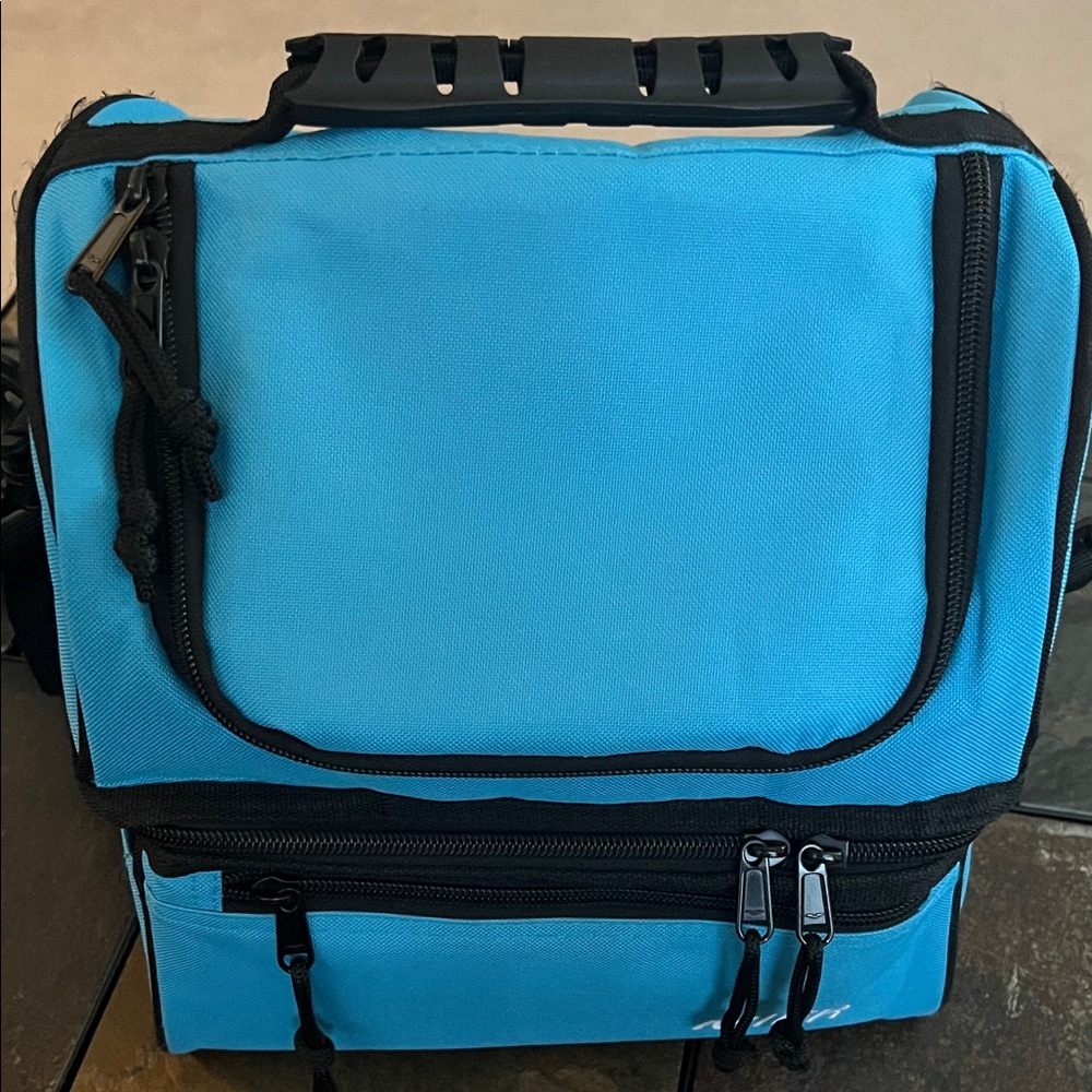 Blue Insulated Lunch Cooler Bag - Brand Unspecified